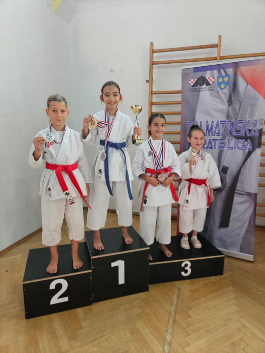 KK Okit najuspješniji klub Dalmatinske karate lige u Kaštelima