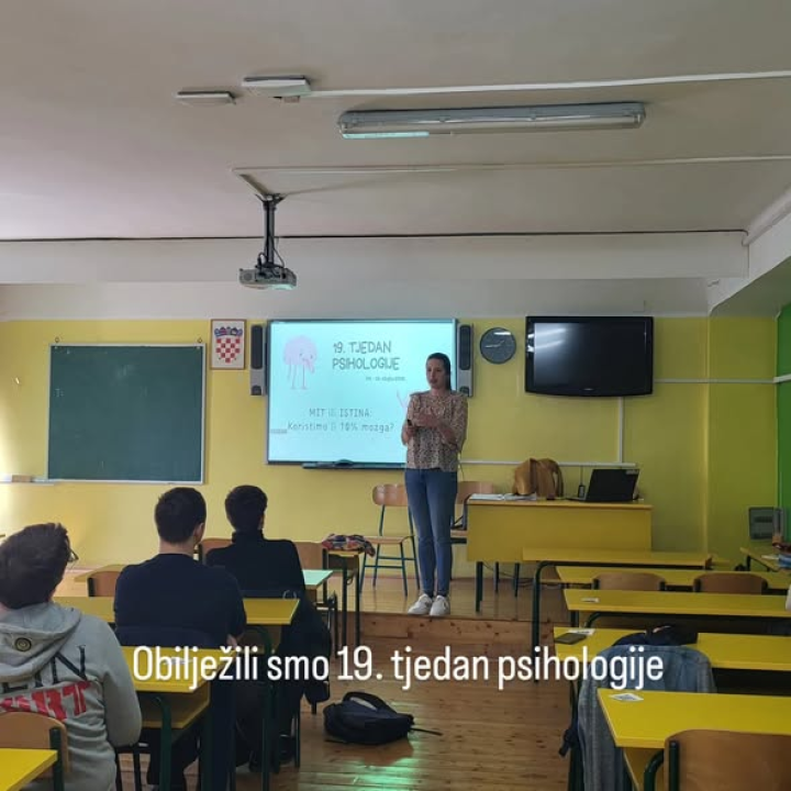 Gimnazija Antuna Vrančića obilježila 19. Tjedan psihologije
