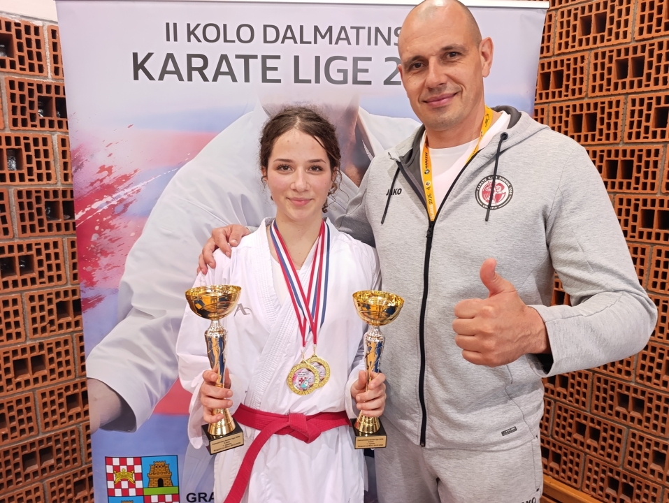FOTO Karate klub Šibenik 1066 pobjednik 2. kola Dalmatinske lige
